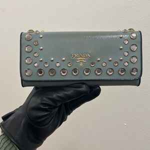 Prada Studded Wallet